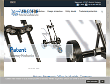 Tablet Screenshot of patlector-patentanwalt.net